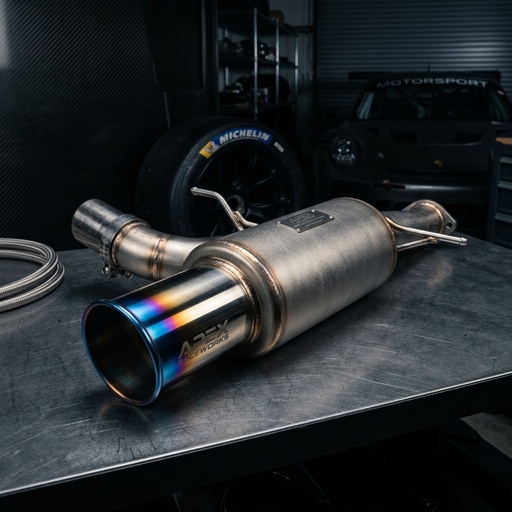 BoostyBuilt 3-Inch Burnt Titanium Exhaust