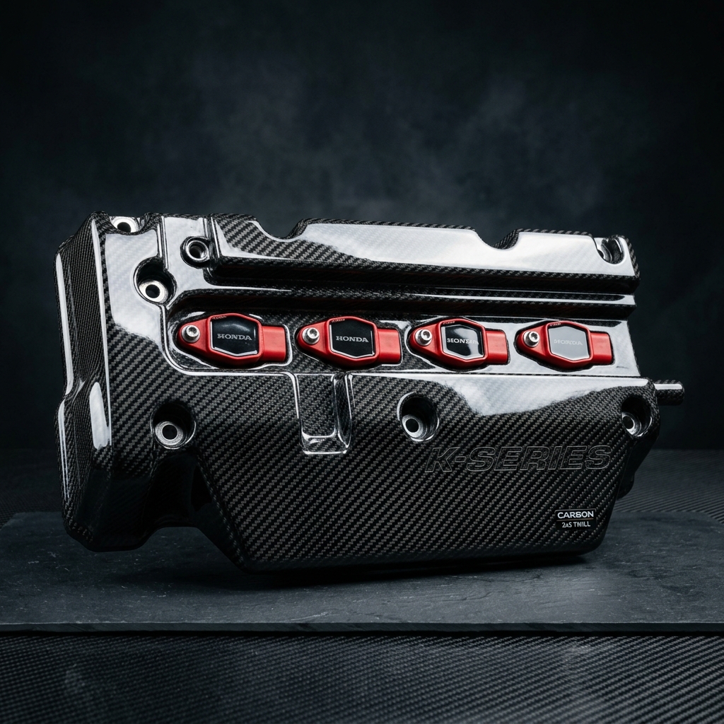 BoostyBuilt Carbon Fiber Spark Plug Cover